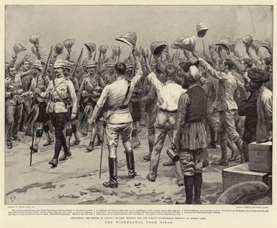 De Terugtrekking uit Tirah door Frank Dadd